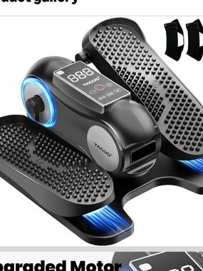 Yagud Under Desk Electric Elliptical Leg Exerciser Remote 12 Speeds